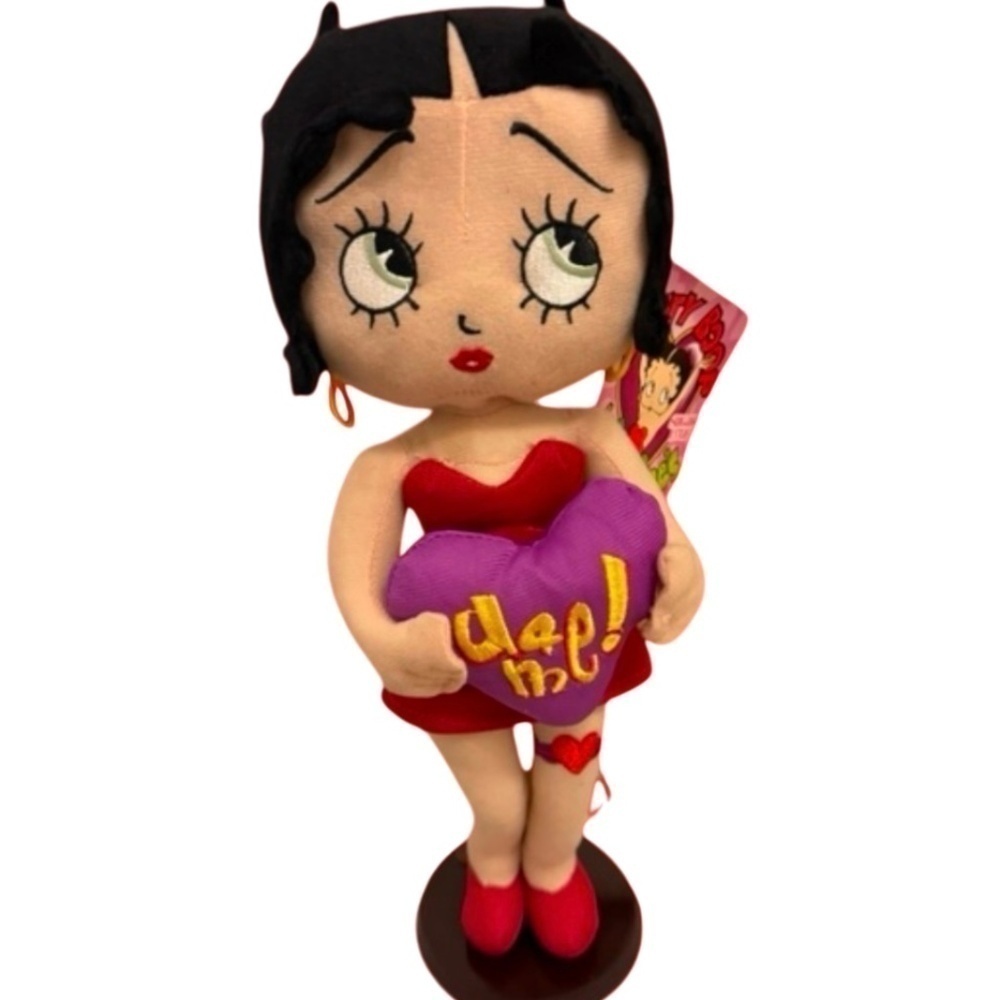 Betty Boop Plush Doll Sugarloaf 15" Purple Heart Edition
